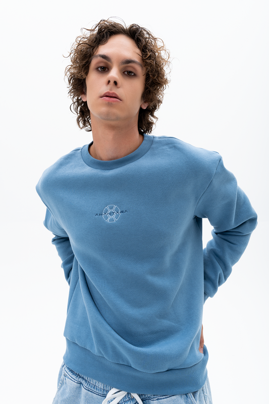 AKANTARA Basic Crewneck pulóver